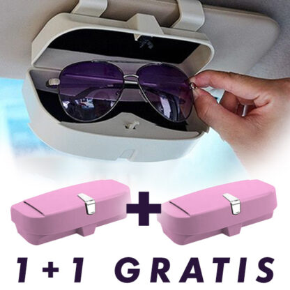 Autós napszemüveg tartó tok 1+1 AJÁNDÉK