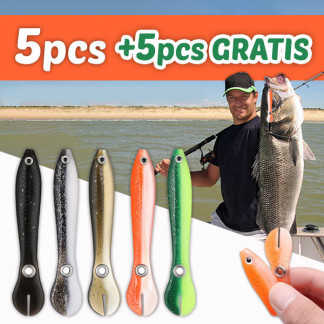 Puha bionikus horgászcsali 5 db + 5 db AJÁNDÉK