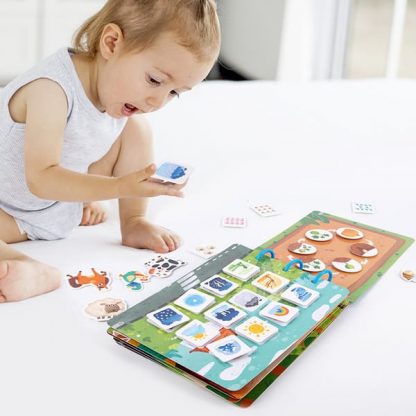 Montessori foglalatos könyv gyerekeknek