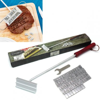 BBQ Branding vasaló ( + 55 cserélhető betűk)