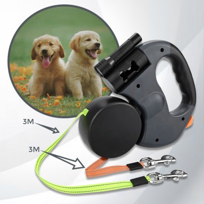 Kétkutyás póráz - FlexiPaws