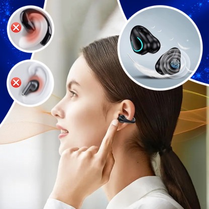 Bluetooth vezeték nélküli fülhallgató mikrofonnal – EarClip