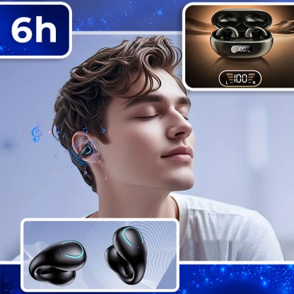 Bluetooth vezeték nélküli fülhallgató mikrofonnal – EarClip