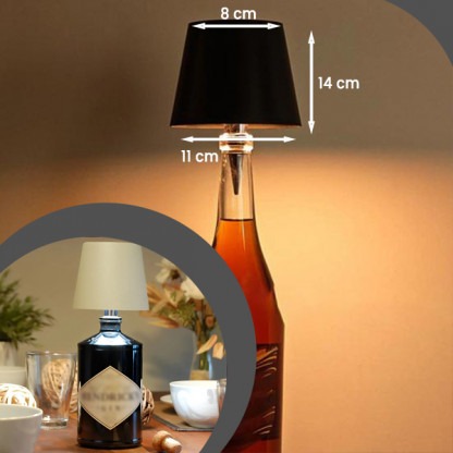 Elegáns vezeték nélküli üvegvilágítás - GlowBottle